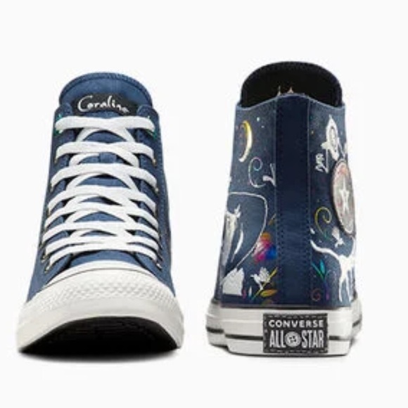 Coraline x Converse Womans Sz 8 ( Completely SOLD OUT ) - Picture 6 of 8
